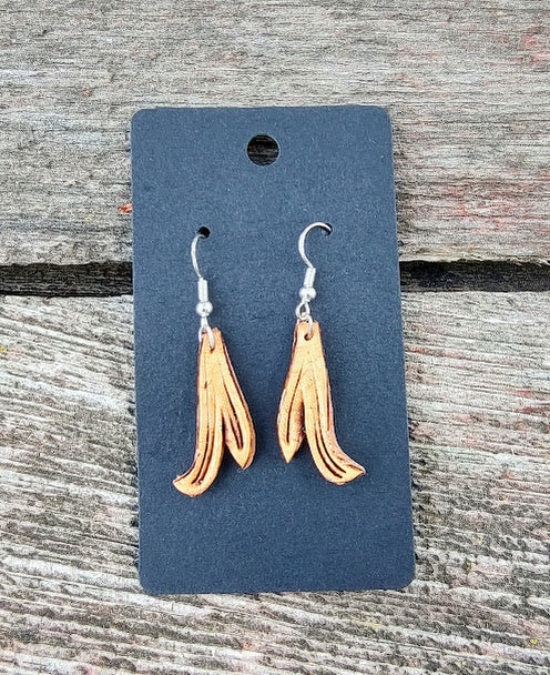 Tooled earrings